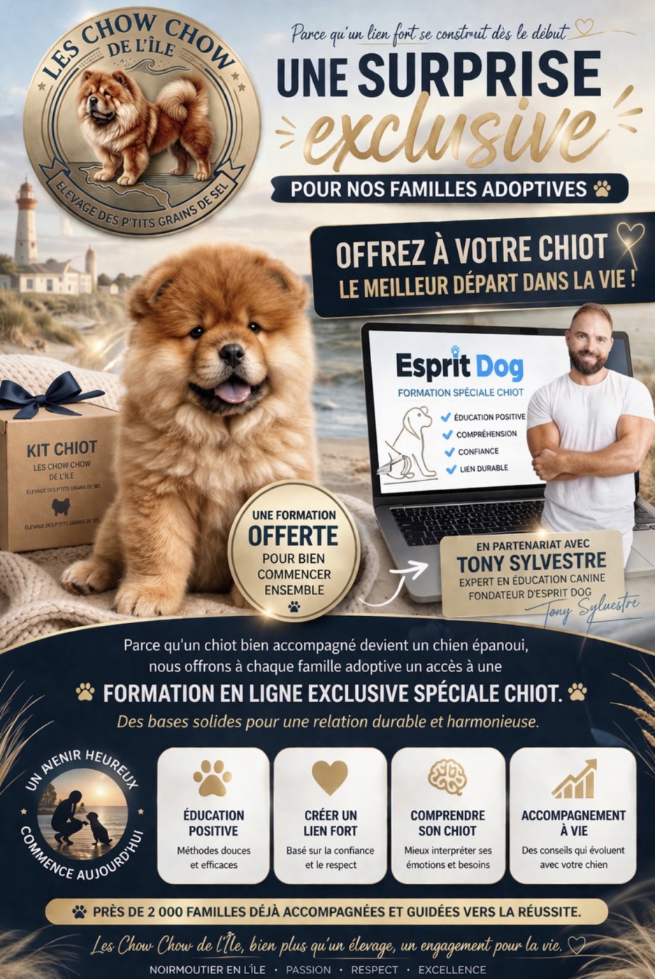 Exclusivité dans notre kit chiot